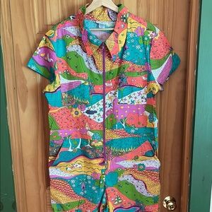 Blue Platypus Colorful Jumpsuit